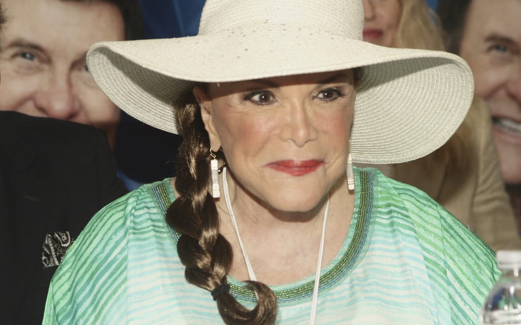 DELRAY BEACH, FL - MAY 13: Singer Connie Francis attends the Cousin Brucie Saturday Rock and Roll Party Live from the Silverball Pinball Museum on May 13, 2017 in Delray Beach, Florida.   Mychal Watts/Getty Images for SiriusXM/AFP (Photo by Mychal Watts / GETTY IMAGES NORTH AMERICA / Getty Images via AFP)