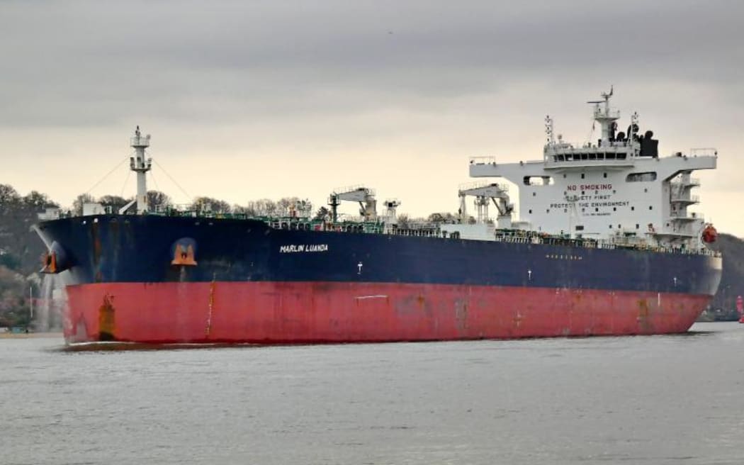 Oil tanker on fire after Houthi missile attack firm says RNZ News