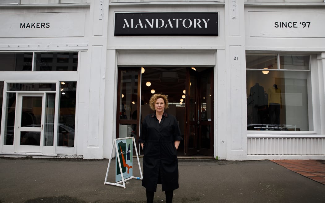 Mandatory founder, owner, designer Clare Bowden.