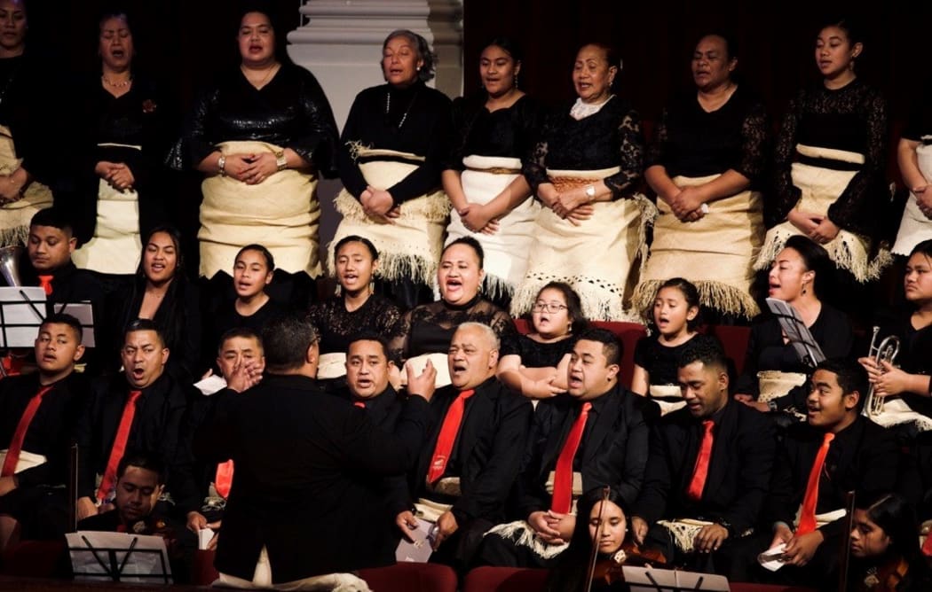 Siasi Tonga Tau'ataina Free Church of Tonga Choir and Brass band with Viliami Telefoni.