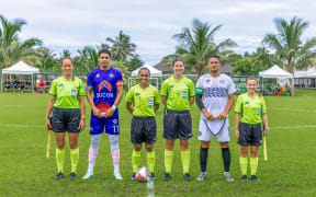 The OFC officials after the final match.