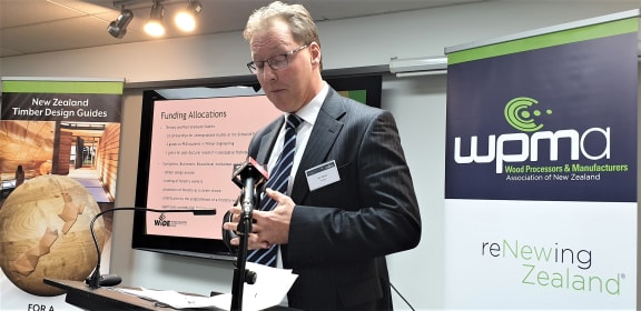 Wood Processors and Manufacturers Association chief executive Jon Tanner.