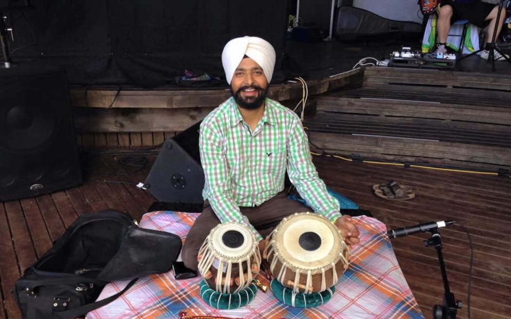 Tabla player Manjit Singh