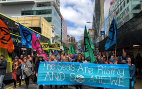 Marching down Willis St