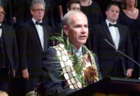 Auckland mayor Len Brown.