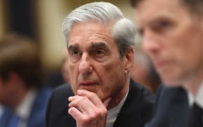 Former Special Counsel Robert Mueller listens as he testifies before the House Select Committee on Intelligence hearing on Capitol Hill in Washington, DC, July 24, 2019. (Photo by SAUL LOEB / AFP)
