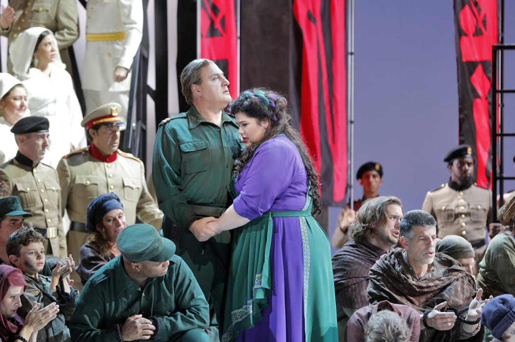 A scene from Aida at San Francisco Opera