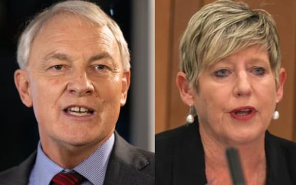 Auckland mayor Phil Goff and Christchurch mayor Lianne Dalziel