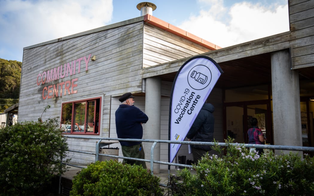 Vaccination clinic Stewart Island.