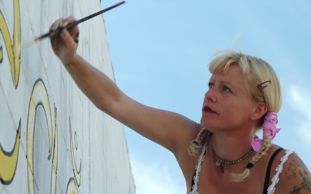Lydia painting