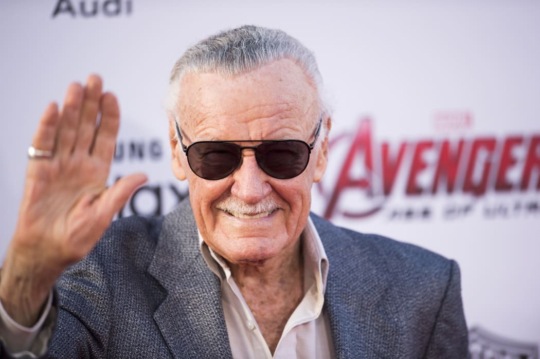 Stan Lee attends the premiere of Marvel's "Avengers: Age Of Ultron" at the Dolby Theatre on April 13, 2015 in Hollywood, California.  AFP PHOTO / ROBYN BECK (Photo by ROBYN BECK / AFP)