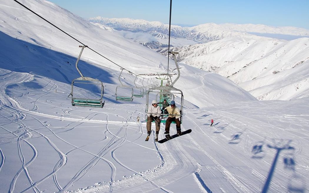 Chairlift at Mount Dobson ski area