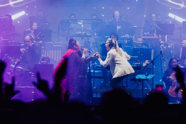 Photo of Sarah-Grace Williams in action at Synthony in the Domain 2024.