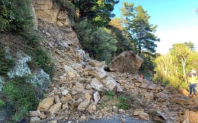 "The Rock" on Kenepuru Road on 23 July.