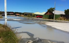 Liquifaction happens when soil turns to liquid in an earthquake (file photo).
