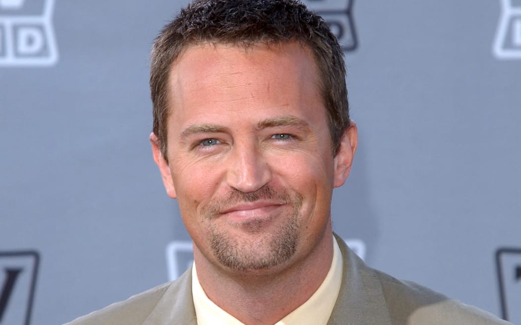 (FILES) Actor Matthew Perry attends the 2003 TV Land awards at the Palladium theatre in Hollywood on March 2, 2003. Matthew Perry, one of the stars of smash hit TV sitcom "Friends," has been found dead at his home, US media reported Saturday October 28. He was 54.