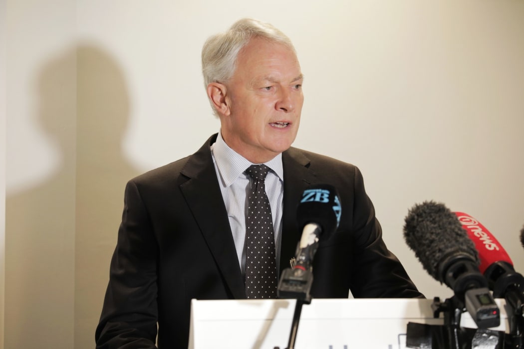 Auckland Mayor Phil Goff talking about the Ports of Auckland safety review.