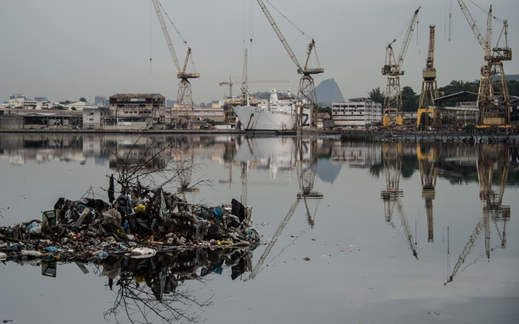The Cunha Canal flows into the highly polluted Guanabara Bay, where the Olympic 2016 sailing competitions will be held.