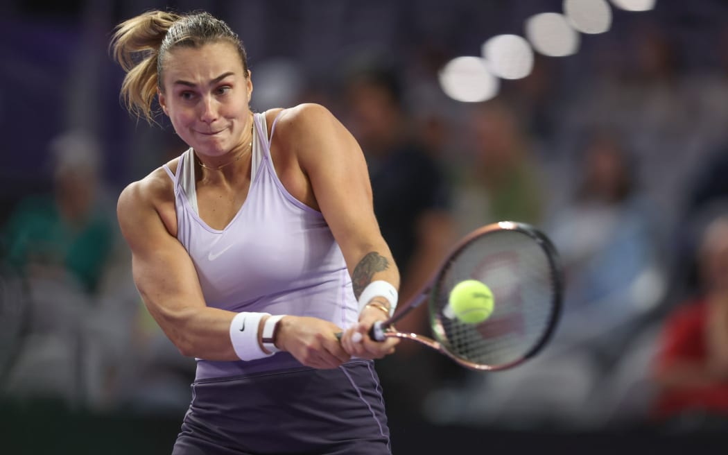 Belarus tennis player Aryna Sabalenka