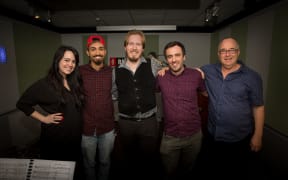 The cast of Love Me TinderThe cast of Love Me Tinder