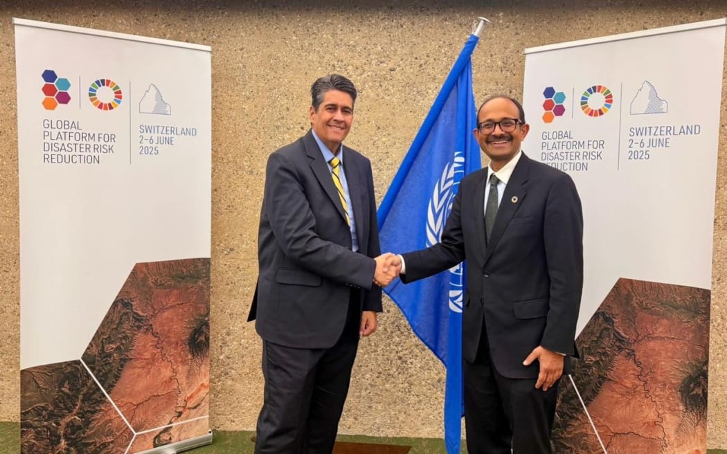 Palau President Surangel Whipps Jr held a bilateral meeting with Kamal Kishore, Special Representative of the United Nations Secretary-General (SRSG) for Disaster Risk Reduction and Head of the United Nations Office for Disaster Risk Reduction.