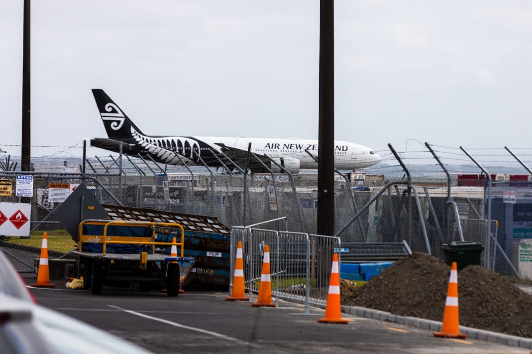 Air New Zealand's flight NZ1942 touches down on kiwi soil. It is the Air New Zealand flight chartered by the government to evacuate people from Wuhan during the coronavirus outbreak.