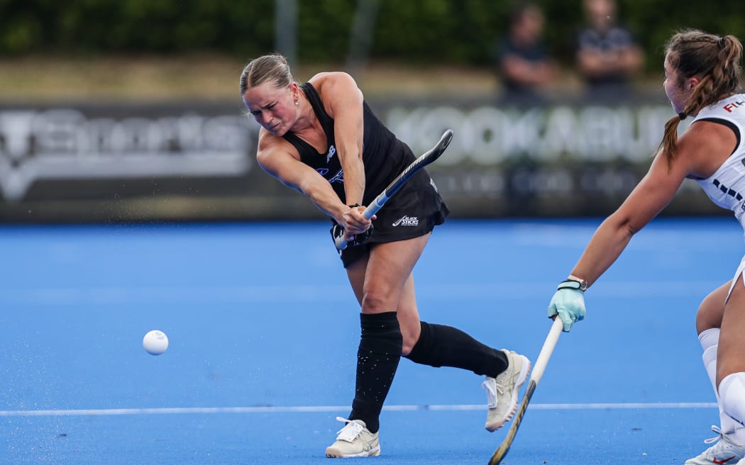 Holly Pearson of the New Zealand Black Sticks