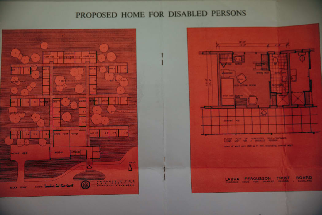 Plans for the Proposed Home for Disabled Persons from the Laura Fergusson Trust Board.