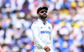 Virat Kohli during the fourth test at the Melbourne Cricket Ground.
