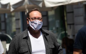 The actor Kevin Spacey visits Turin, Italy, on June 1, 2021 where he is among the protagonists of the Italian film ''The man who drew God'', his first film role after the period of oblivion that began in 2017 following allegations of sexual harassment.