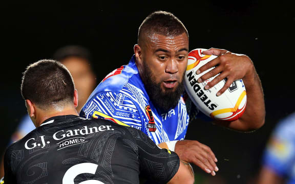 Frank Pritchard played for New Zealand at the 2013 Rugby League World Cup before captaining Toa Samoa in 2017.
