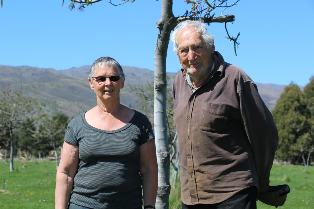 Walnut growers Otto and Valda Muller,