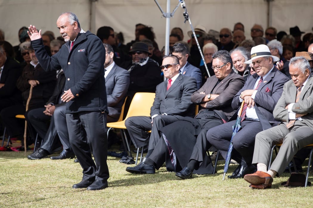 Te Ururoa Flavell at Ratana Pā.