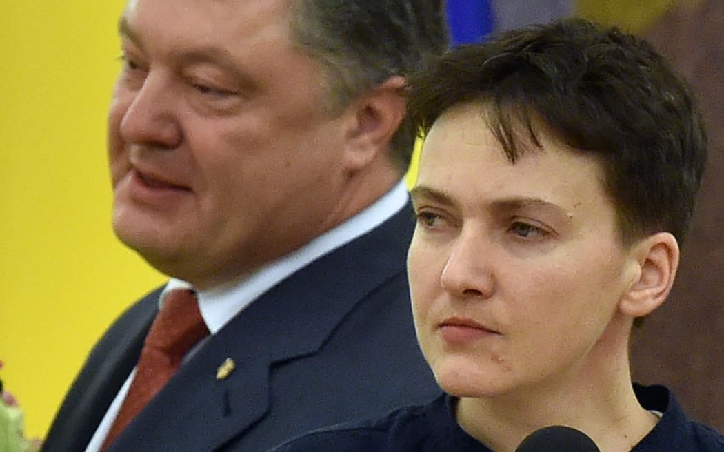Ukrainian pilot Nadiya Savchenko returned home to a hero's welcome after nearly two years in a Russian prison.