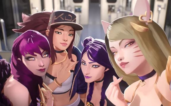 Virtual K-Pop group K/DA