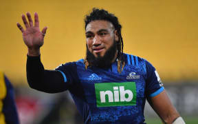 Ma'a Nonu playing for the Blues in 2019.