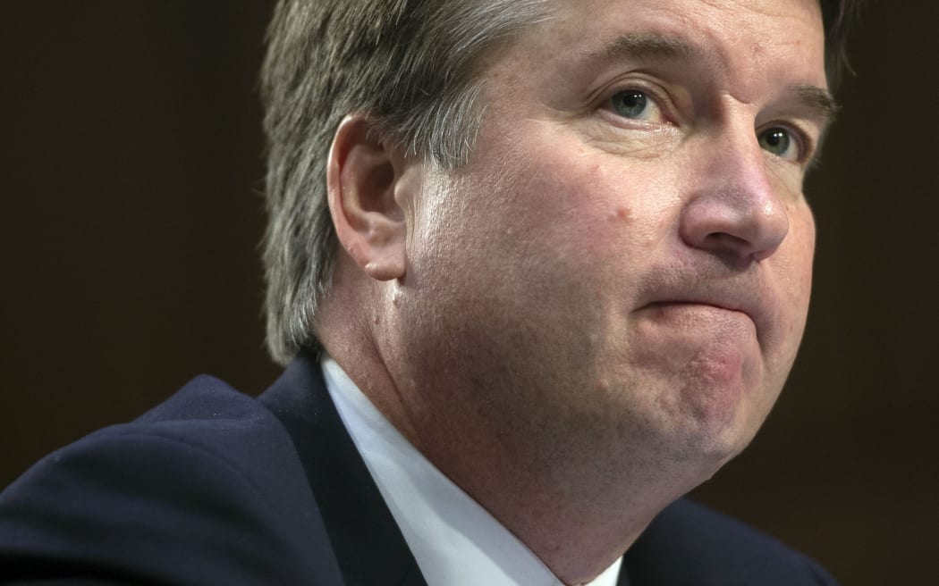 Judge Brett Kavanaugh testifies during the second day of his US Senate Judiciary Committee confirmation hearing.