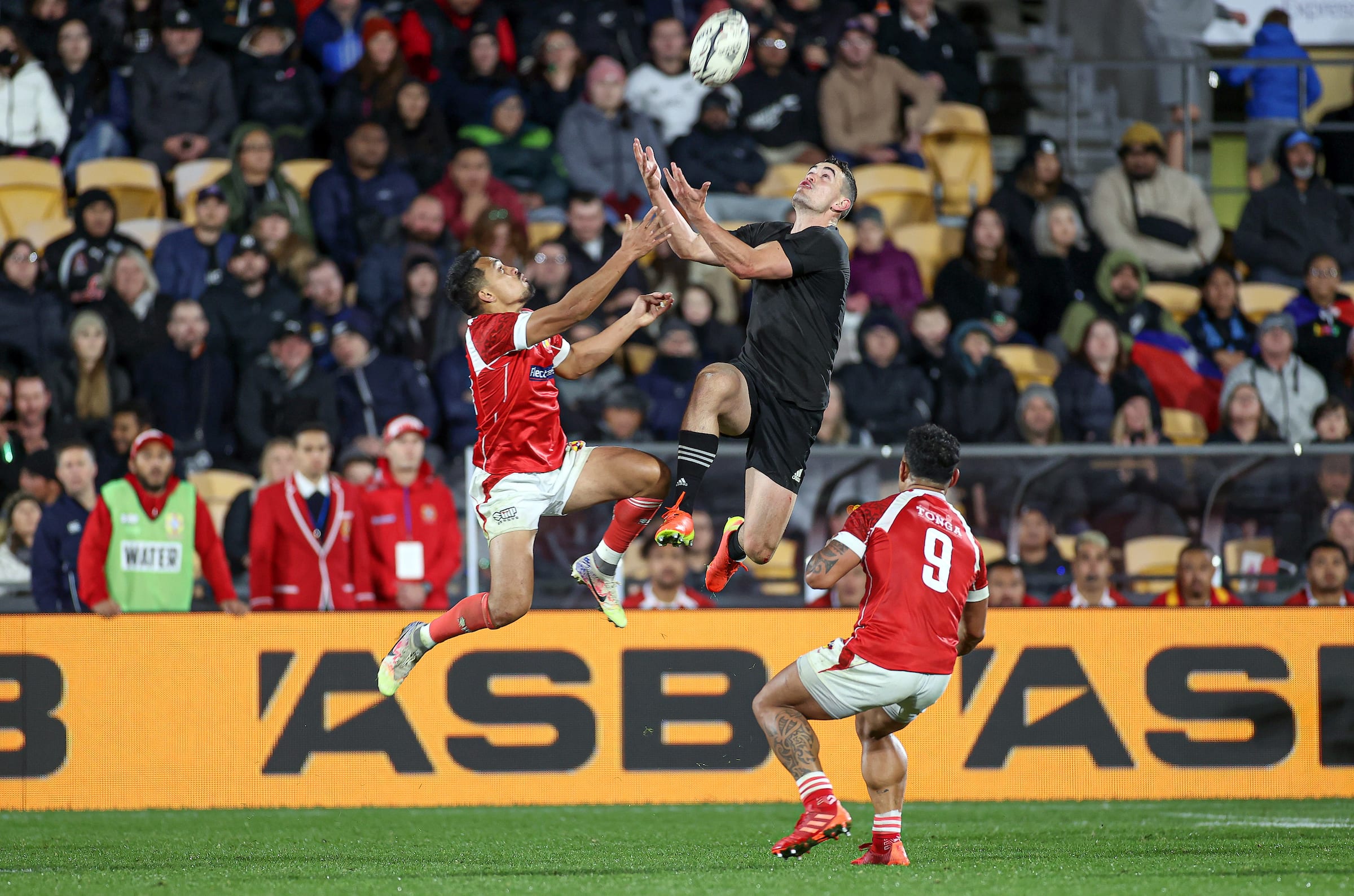 All Blacks Will Jordan up against Tonga's Kalione Hala