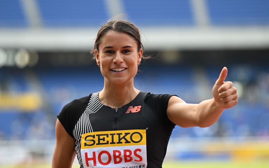 New Zealand sprinter Zoe Hobbs.