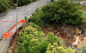 A sink hole has caused the closure of a section of Great North Road in the Auckland suburb of Waterview.