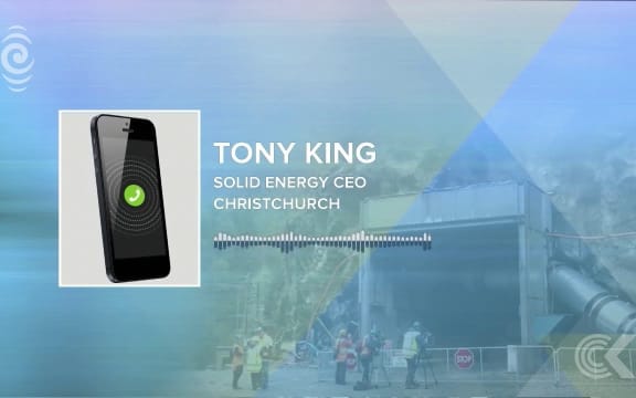 Solid Energy CEO 'disappointed' no one accountable for Pike: RNZ Checkpoint