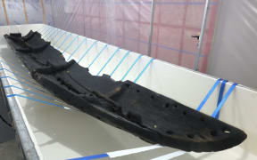 The Anaweka waka was dug up 13 years ago and is almost finished being preserved before it can be displayed to the public.