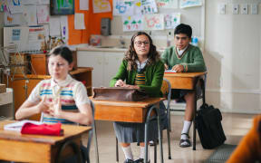 Nicola (Sadie Earl) looks at a potential new friend