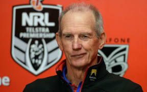 The Broncos coach Wayne Bennett.