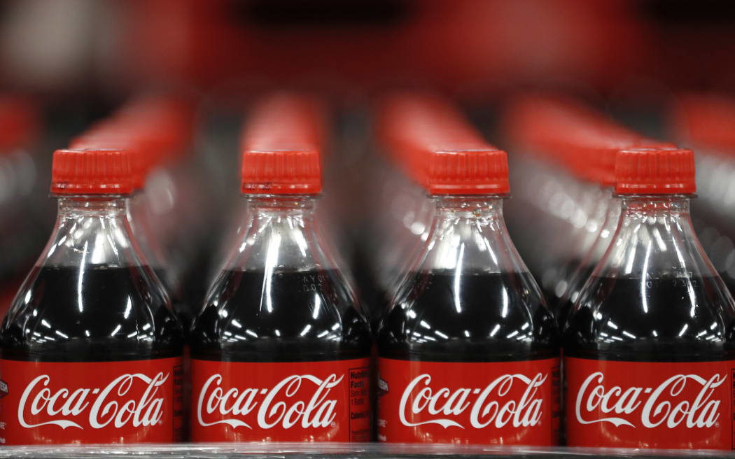 SALT LAKE CITY, UT - FEBRUARY 10: Bottles of Coke-Cola wait to be shipped out at a Coco-Cola bottling plant on February 10, 2017 in Salt Lake City, Utah. Current Coke president James Quincey will become CEO on May 1.   George Frey/Getty Images/AFP