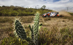 16 Adrien FOURMAUX, Alexandre CORIA, Hyundai I20 Rally1, action during the 2025 Safari Rally Kenya, 3rd round of the 2025 WRC World Rally Car Championship, from March 20 to 23, 2025 at Nairobi, Kenya - Photo Nikos Katikis / DPPI (Photo by Nikos Katikis / Nikos Katikis / DPPI via AFP)
