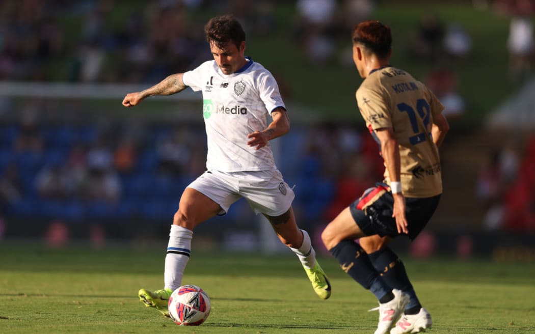 Luis Gallegos of Auckland FC.