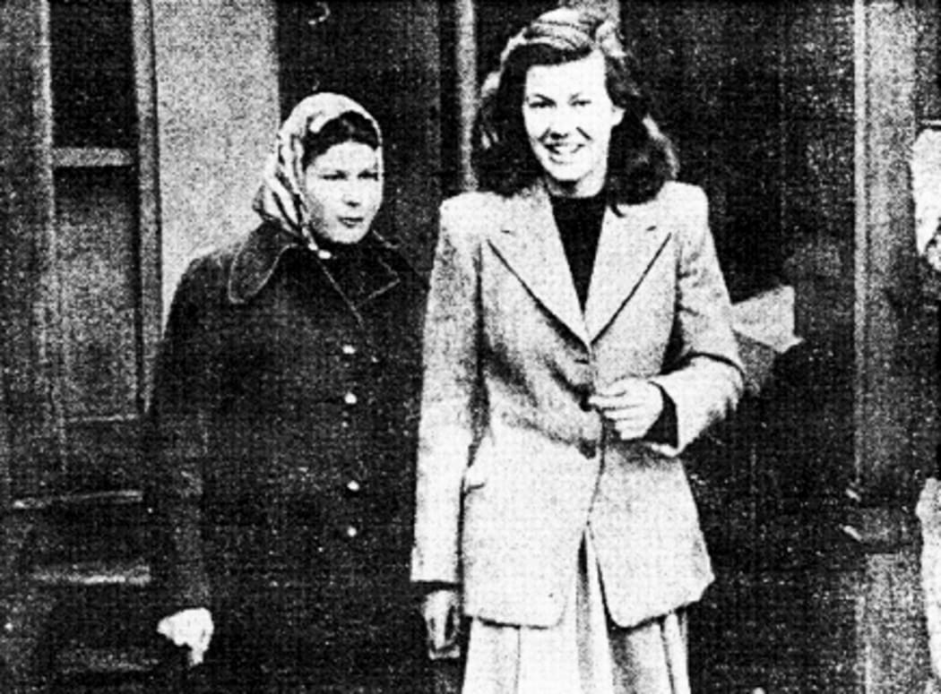 Pauline Parker and Juliet Hulme, 1954.
