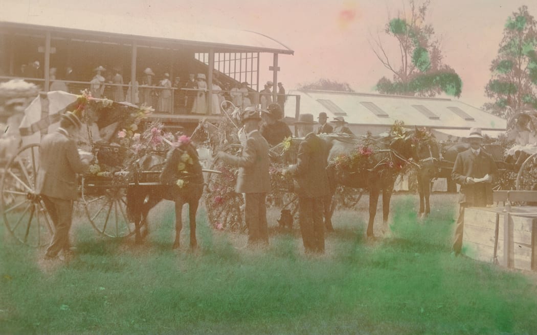 Decorated gigs at Takaka Agricultural & Pastoral Show.