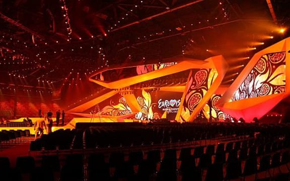 Crystal Hall at 2012 Eurovision Song Contest in Baku, Azerbaijan